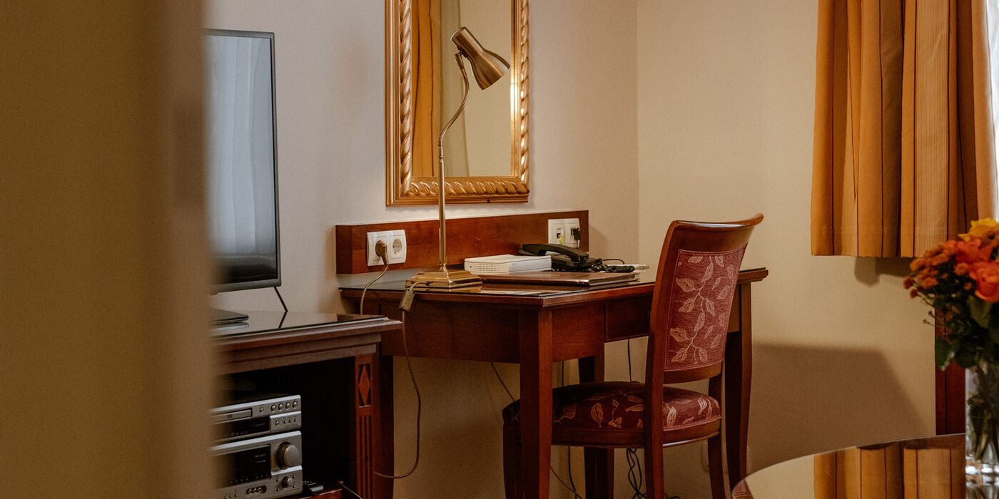 Appartement City Central - Schreibtisch