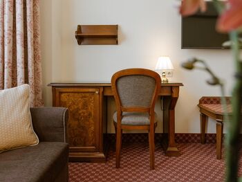 Schreibtisch im Doppelzimmer Hotel City Central